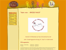 Tablet Screenshot of kiga-st-josef-holzkirchen.de